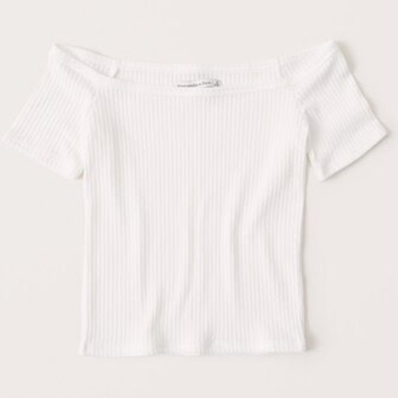Abercrombie & Fitch Tops - A&F Off-The-Shoulder Ribbed Top - Size S